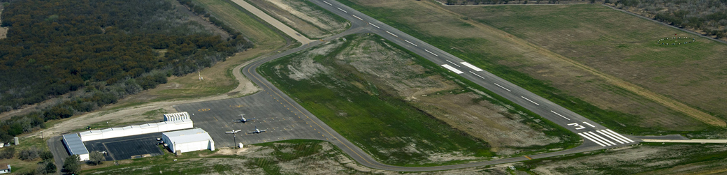 Aerial photo of Kleberg County Airport