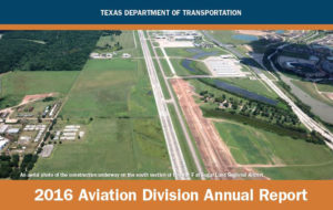 COVER | 2016 TxDOT Aviation Division Annual Report 
