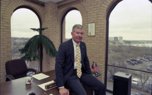 David Fulton in his office.
